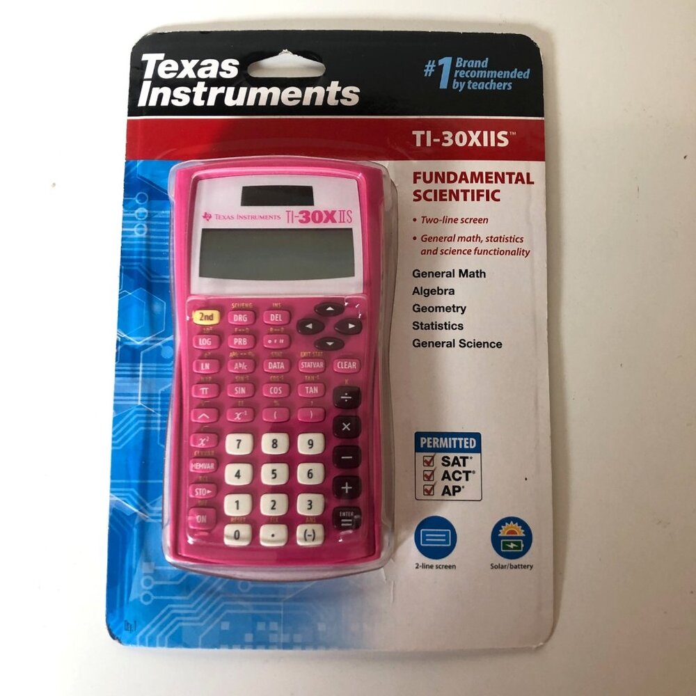 Texas Instruments TI-30XIIS Pink Scientific Calculator School Student NEW